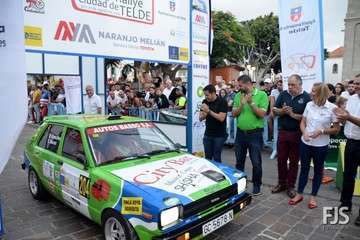 San Juan, escenario de la protocolaria ceremonia de salida del Rallye de Telde (Foto Francisco Javier Santana)